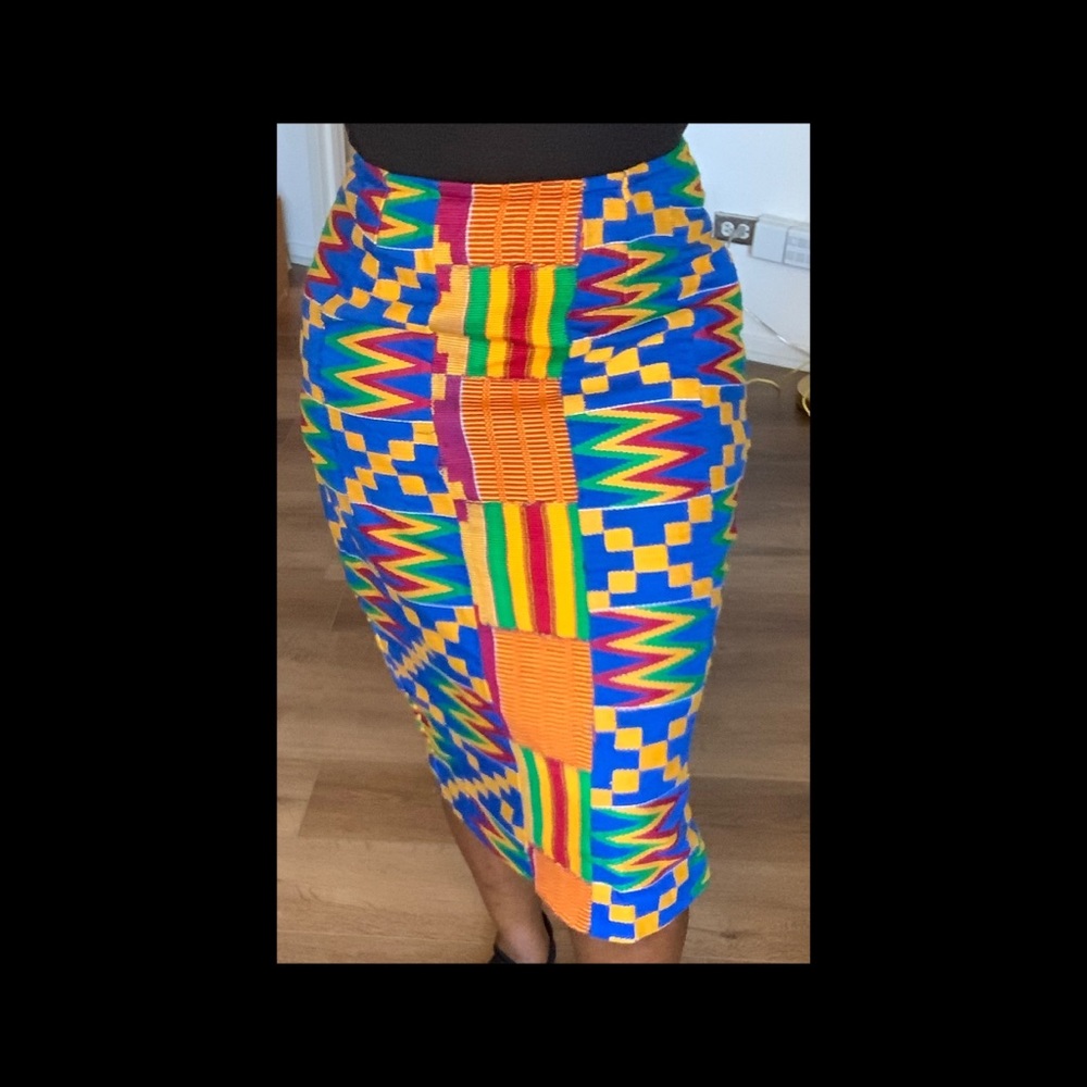 🇬🇭Kente Pencil Skirt🇬🇭
